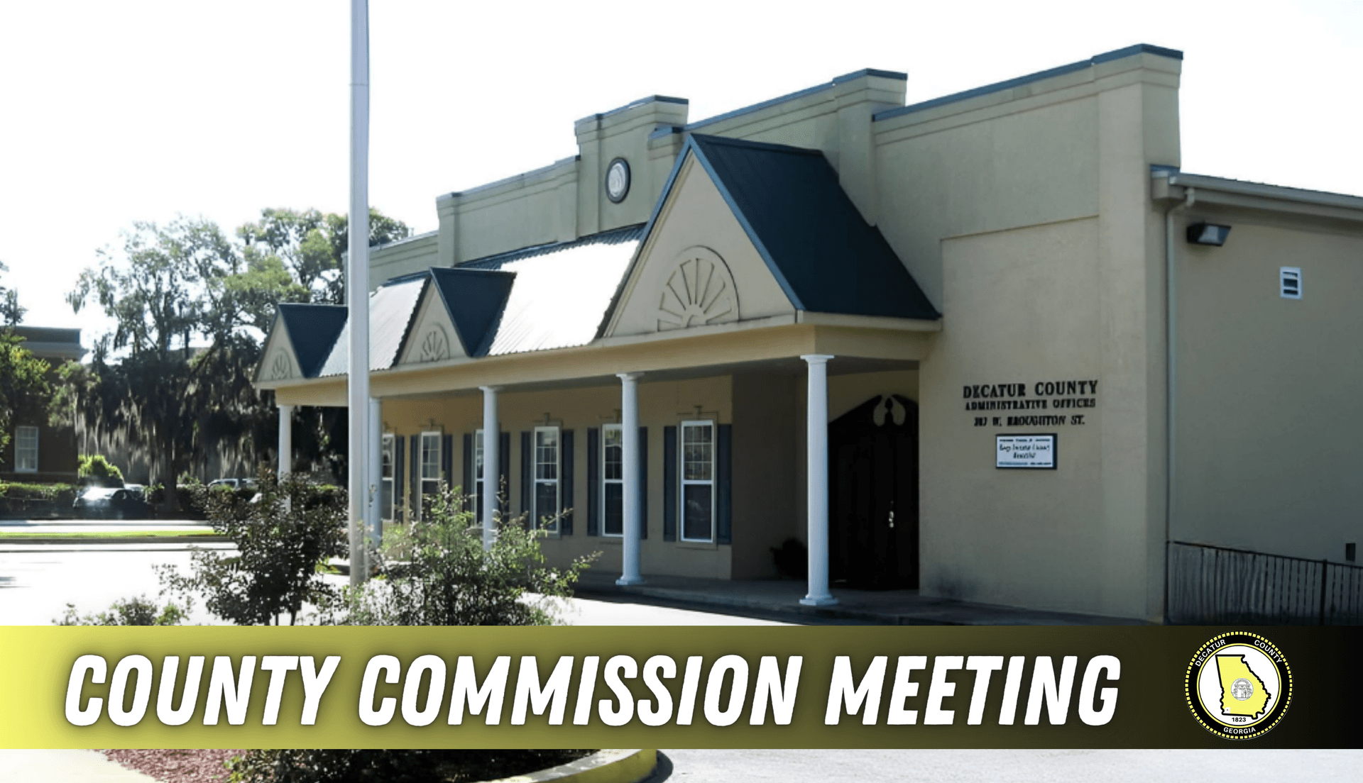 Decatur County Commission meeting video highlights pension and public safety issues