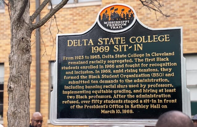 Delta State honors 1969 student sit-in with Freedom Trail marker