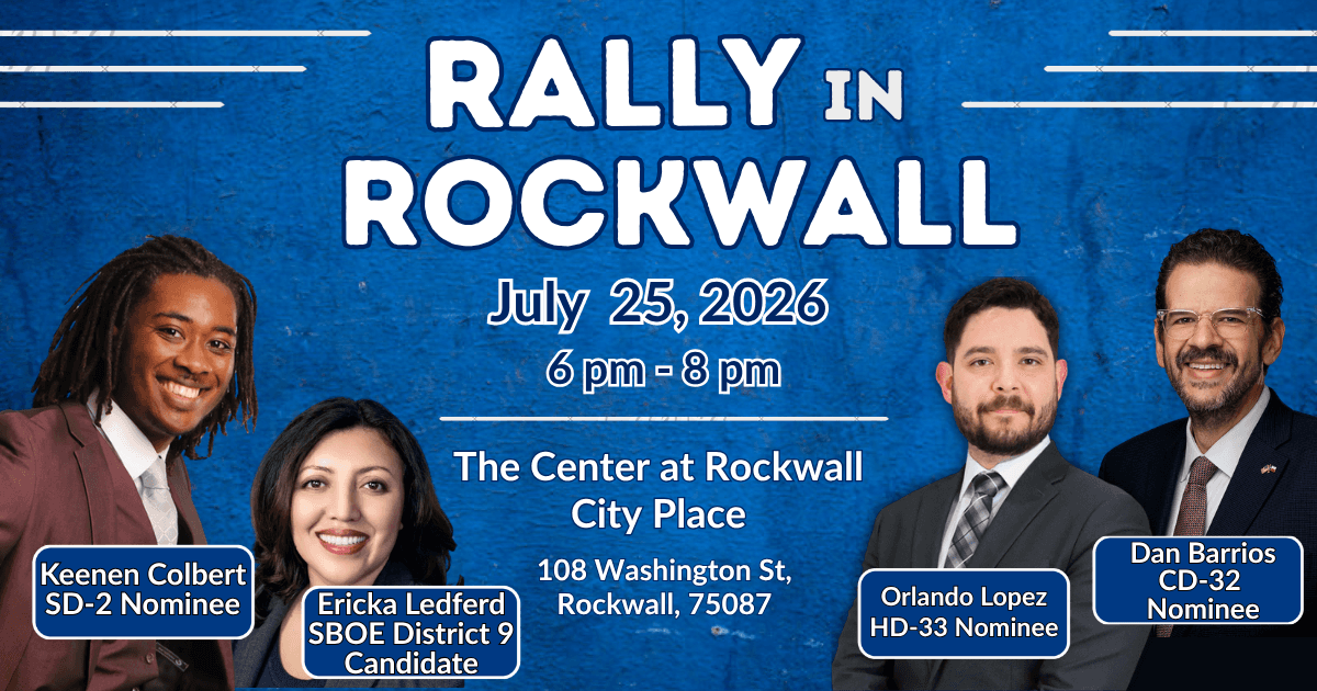Rockwall County Democrats announce local candidates for upcoming races
