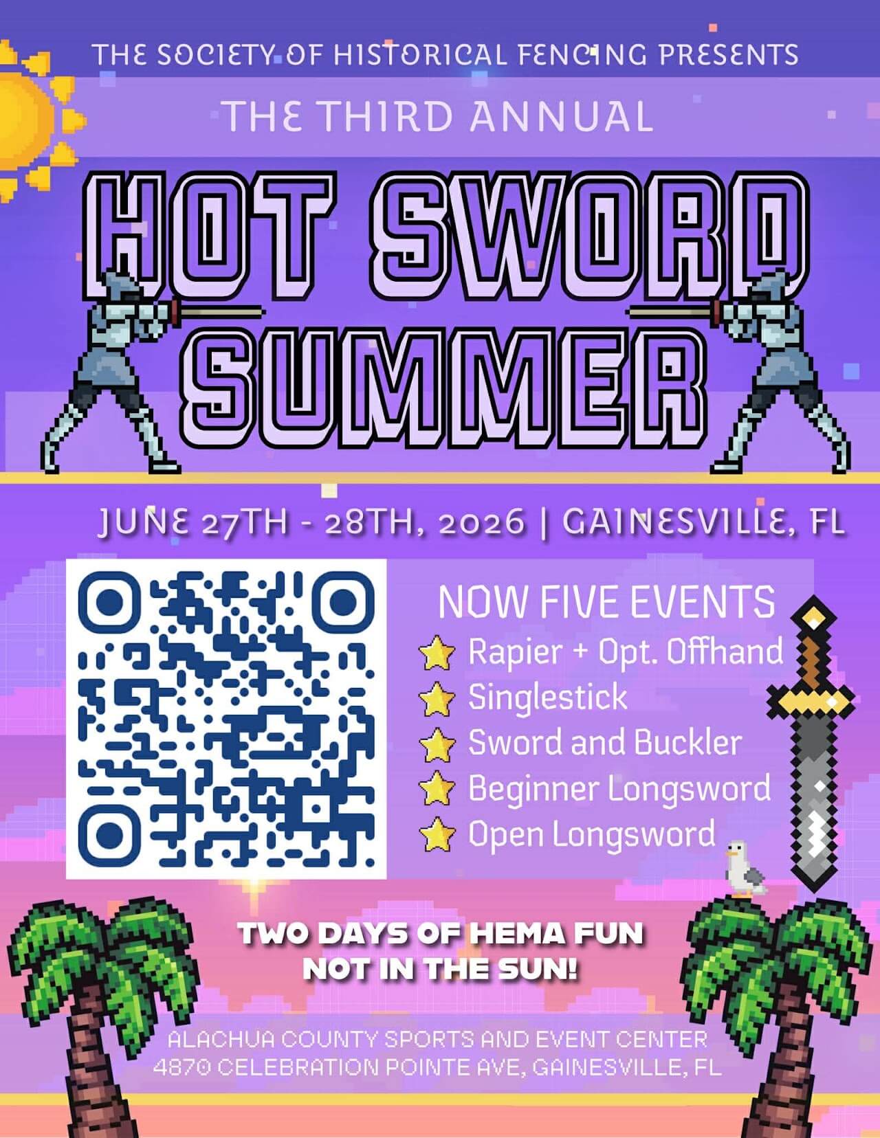Quoc Lieu wins large longsword field at Hot Sword Summer 2026