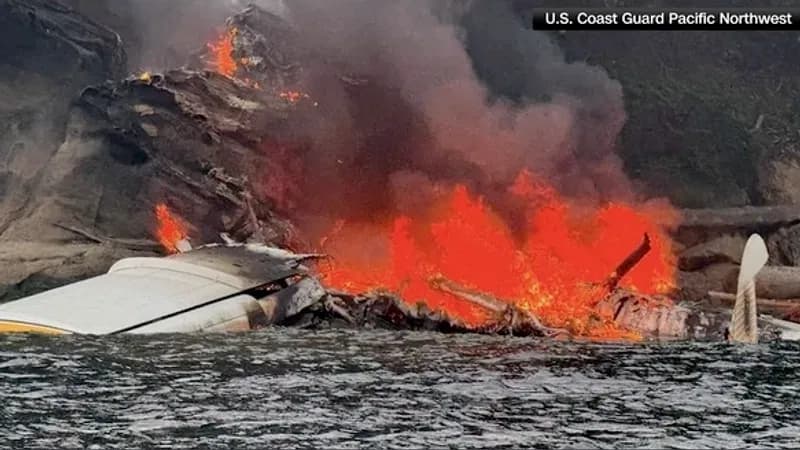Kenmore Air floatplane crashes off Washington coast, all 11 survive