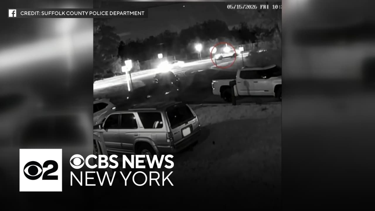 Dashcam shows Suffolk rollover crash in drug-impaired driving arrest