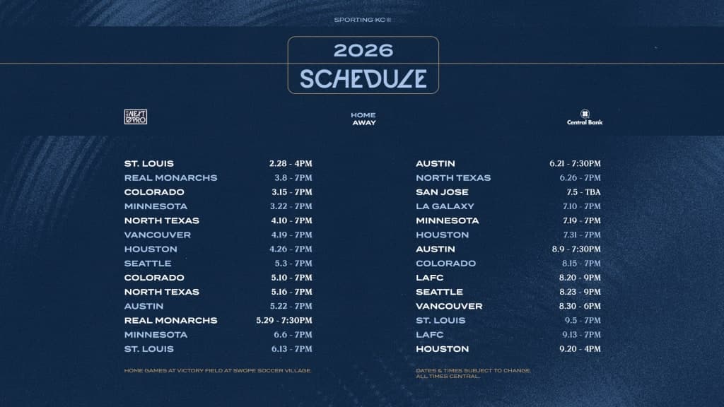 MCC-KC Premier League posts 2026 schedule with Minor Park fixtures