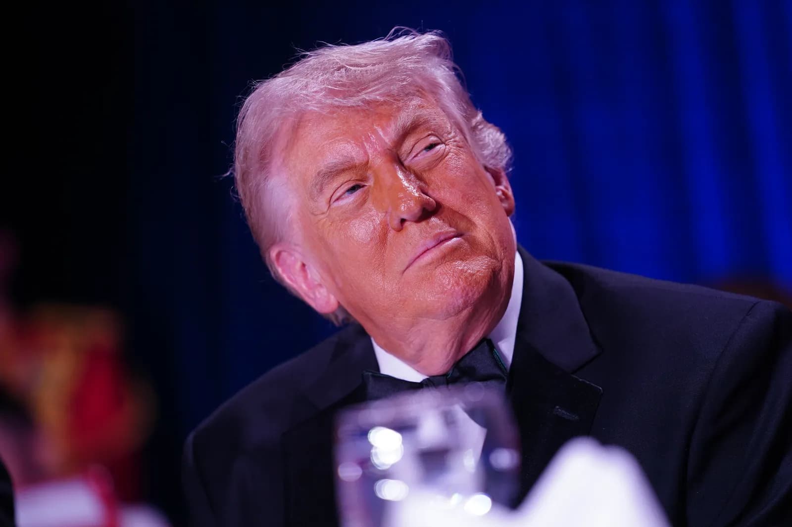 Trump attends White House correspondents' dinner redo after security scare
