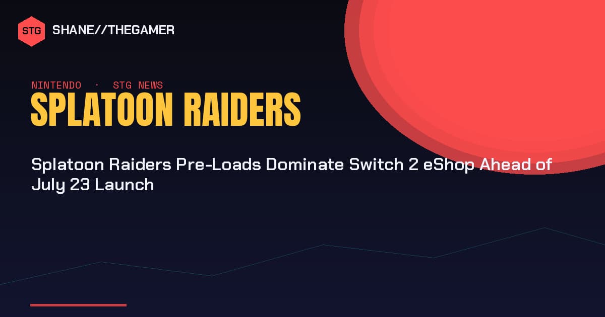 Nintendo Australia homepage spotlights July launches, from Splatoon Raiders to Yoshi
