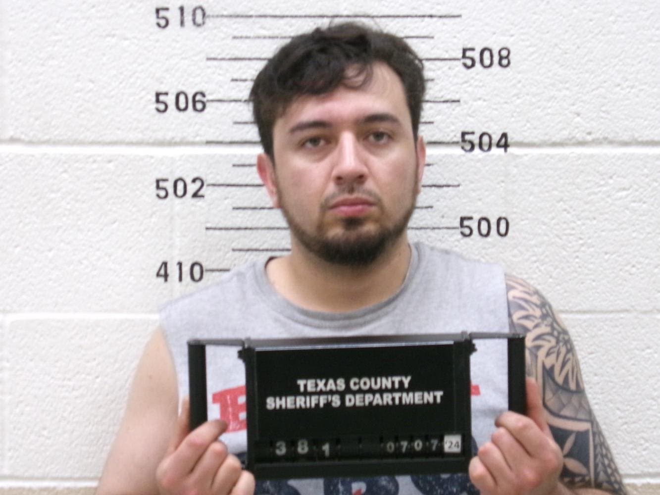 Diaz of Guymon booked into Texas County custody