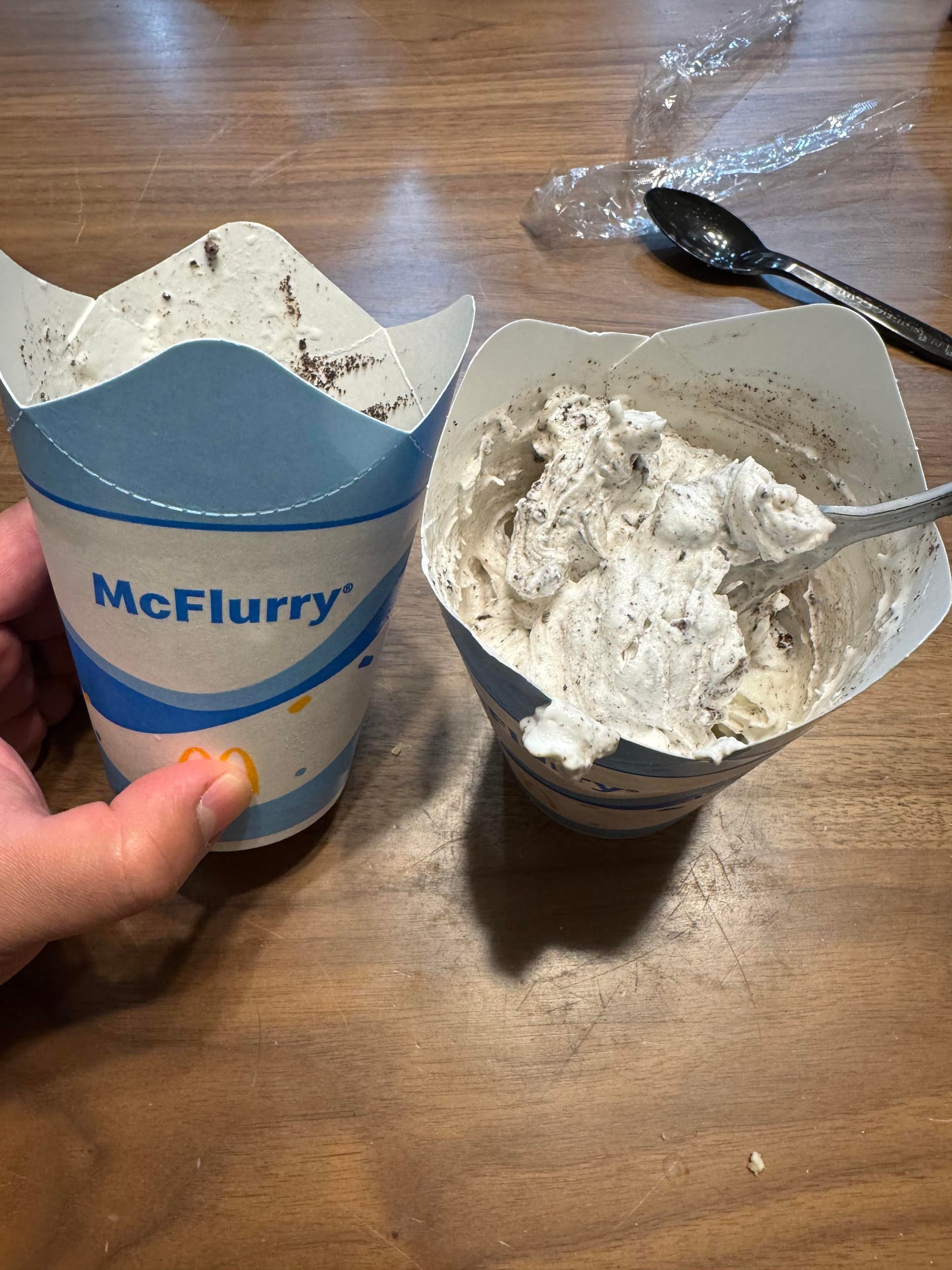 McDonald's McFlurry paper cups spark complaints over poor mixing