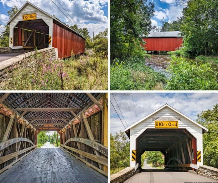 Union County covered-bridge loop offers a scenic 32.6-mile drive