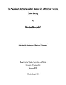 How Nicolas Bougaïeff’s thesis explains minimal techno’s radical reduction