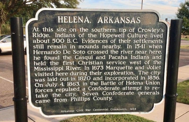 Helena markers recount Trail of Tears water route through Mississippi River