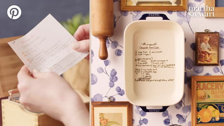 Martha Stewart spotlights handwriting keepsakes for deeply personal gifts