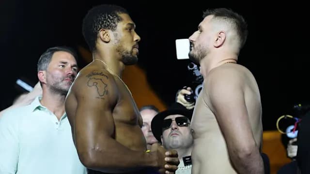 Anthony Joshua returns in Saudi Arabia to face Kristian Prenga