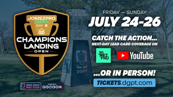 Weather briefly suspends play at Champions Landing Open before resuming