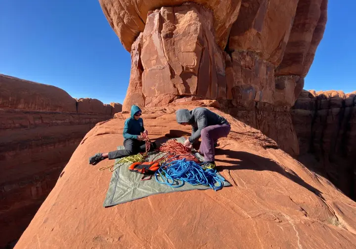 Arches National Park defines low-impact climbing for fragile sandstone