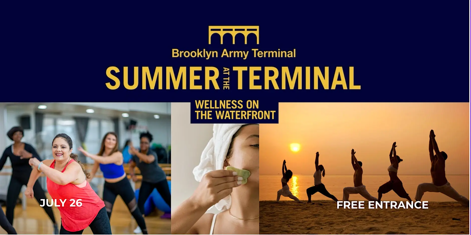 Brooklyn waterfront wellness day blends yoga, Zumba and Gua Sha