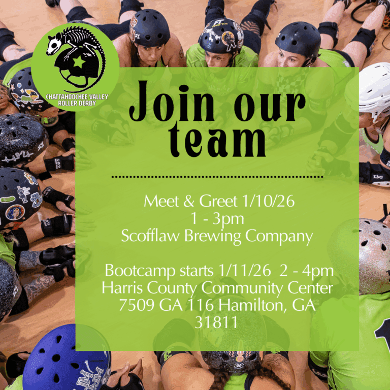 Chattahoochee Valley Roller Derby opens second 2026 recruitment class