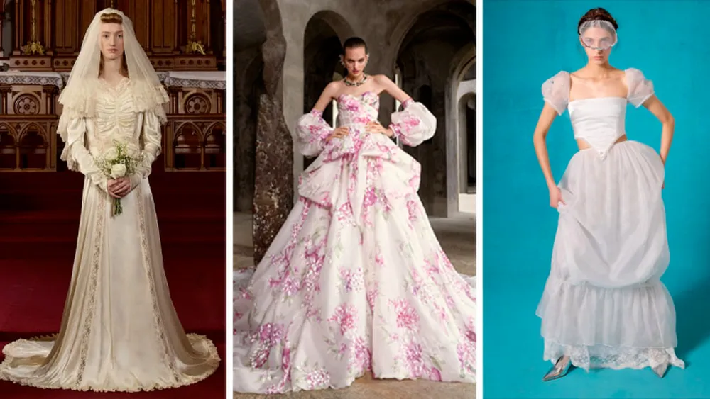 Spring 2026 bridal runways spotlight corsets, lace and mermaid shapes