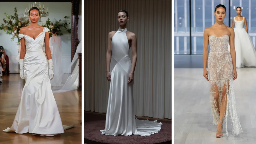New York Bridal Fashion Week Fall 2026 sets refined wedding trends