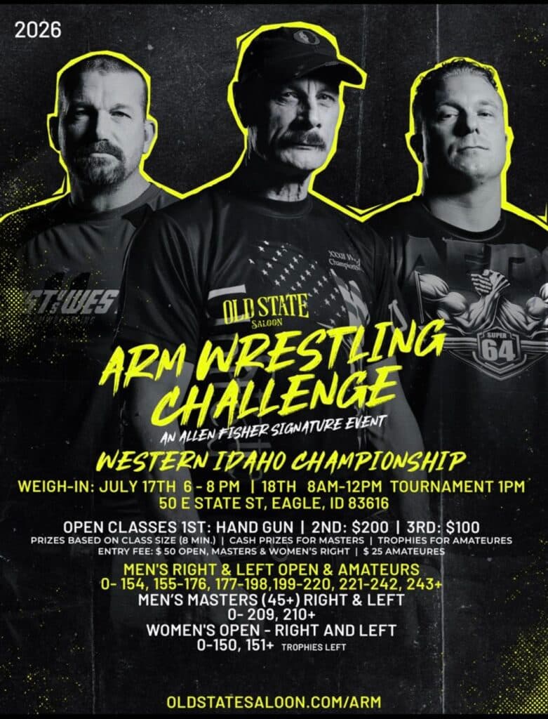 Western Idaho Championship lands on Armfighter's July 2026 calendar
