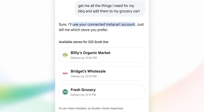Google expands AI Mode to complete tasks across apps