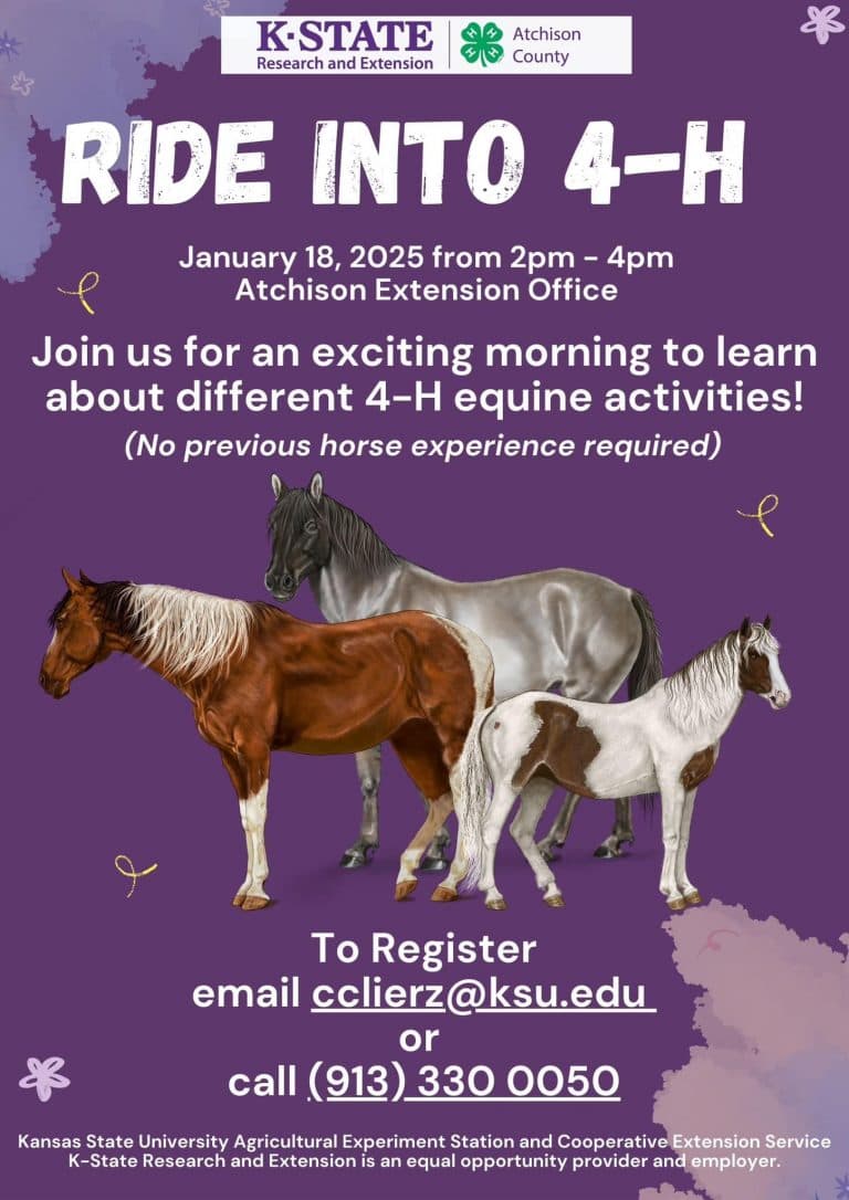Atchison County 4-H launches first Ride into 4-H event Saturday