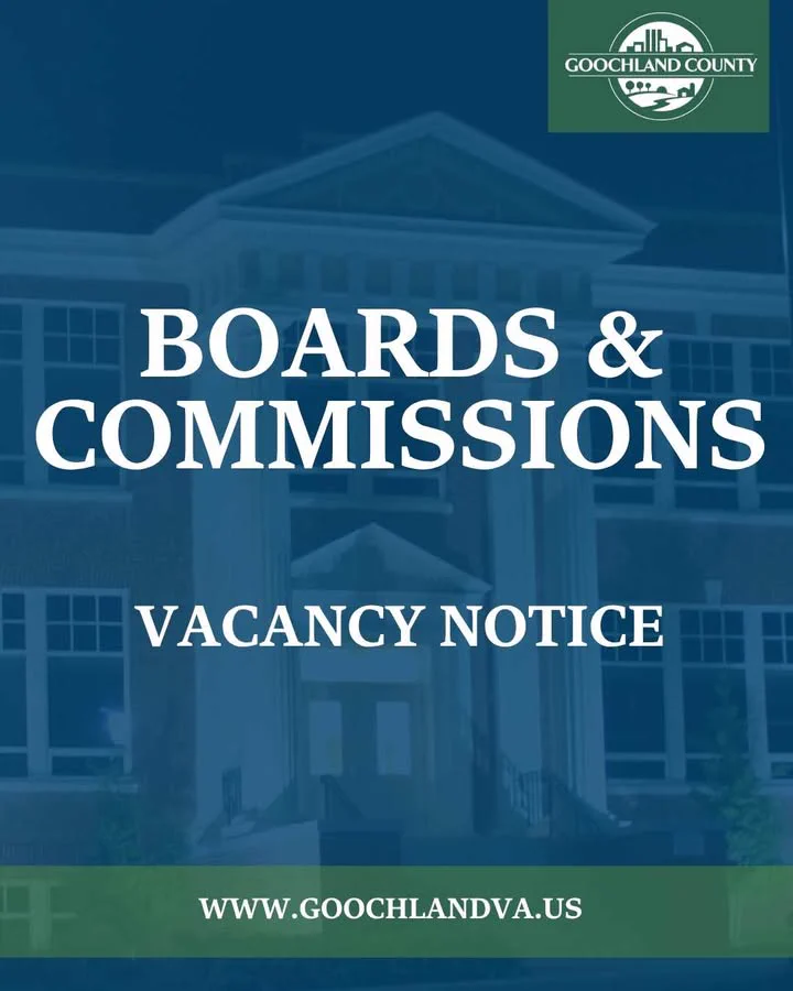 Goochland County seeks applicants for board and committee vacancies