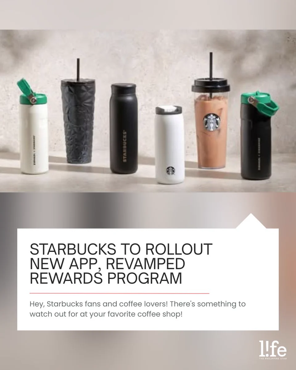 Starbucks launches new Philippines app with updated Rewards tiers
