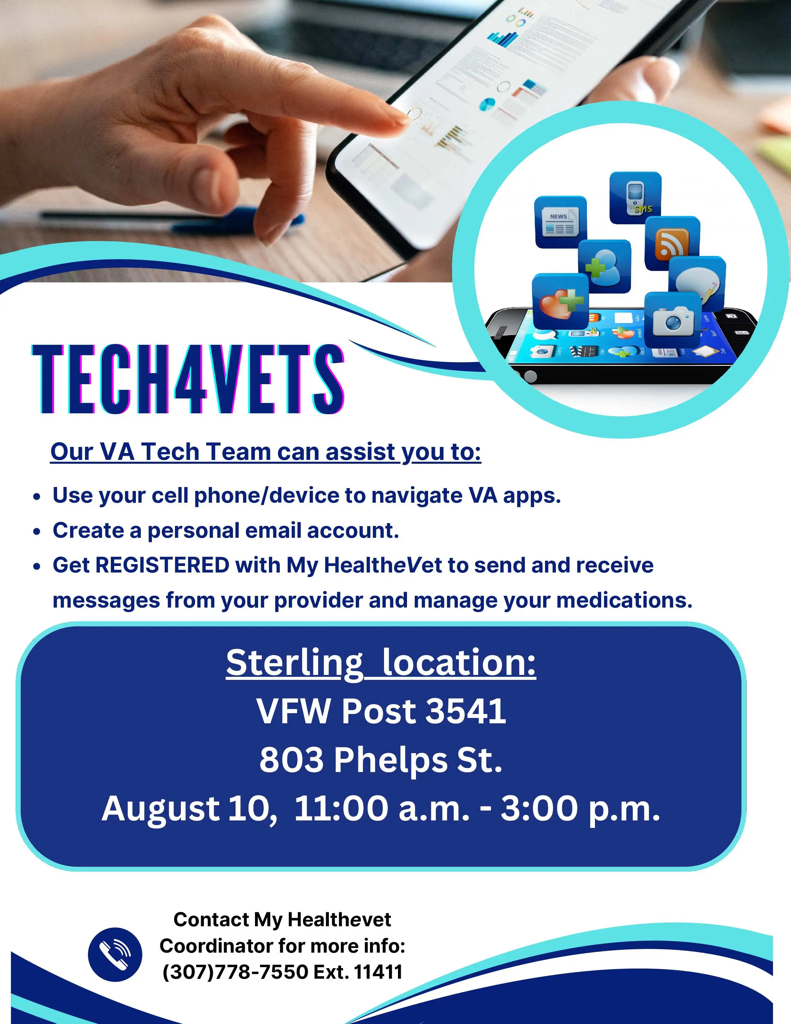 VA tech support event coming to Sterling for Logan County veterans