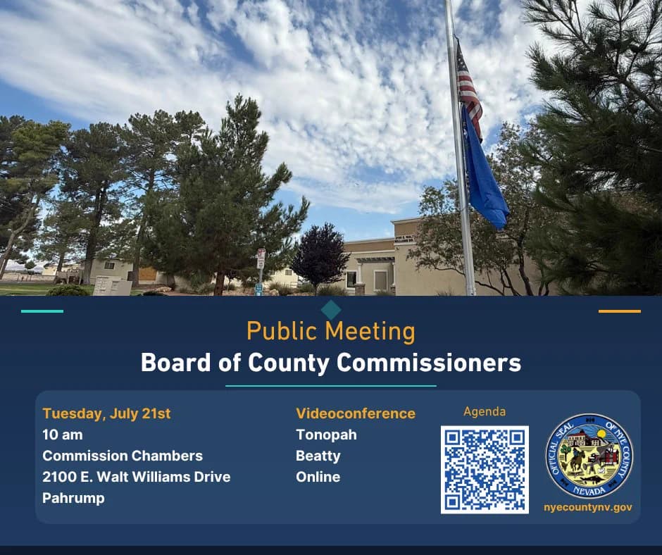 Nye County Commission to weigh zoning changes, debt and transit issues