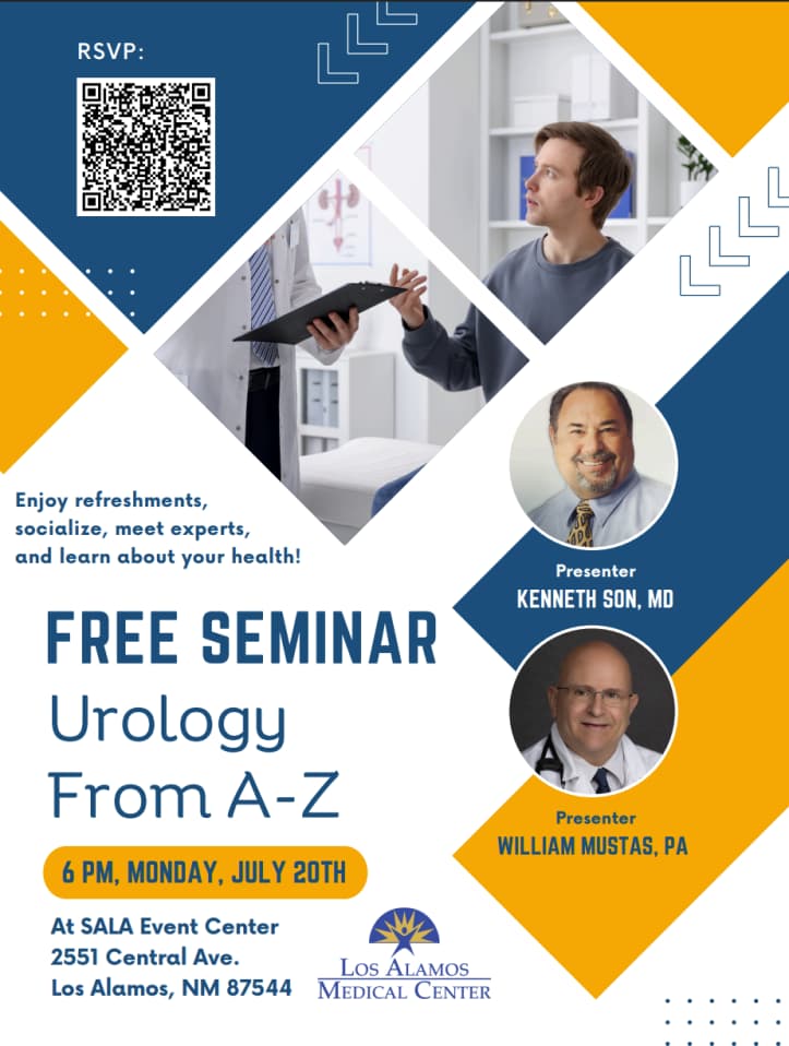 Los Alamos Medical Center offers free urology seminar at SALA Event Center