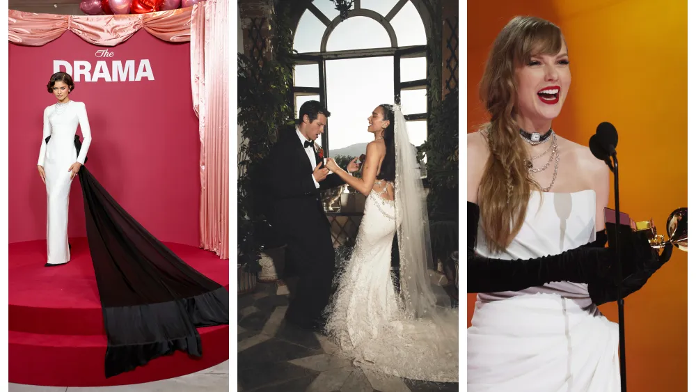 Celebrity wedding buzz fuels a surge in bridal style interest