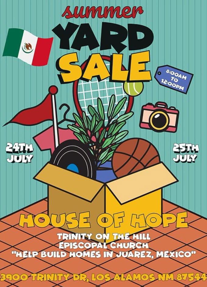 Trinity on the Hill church plans first summer yard sale in Los Alamos
