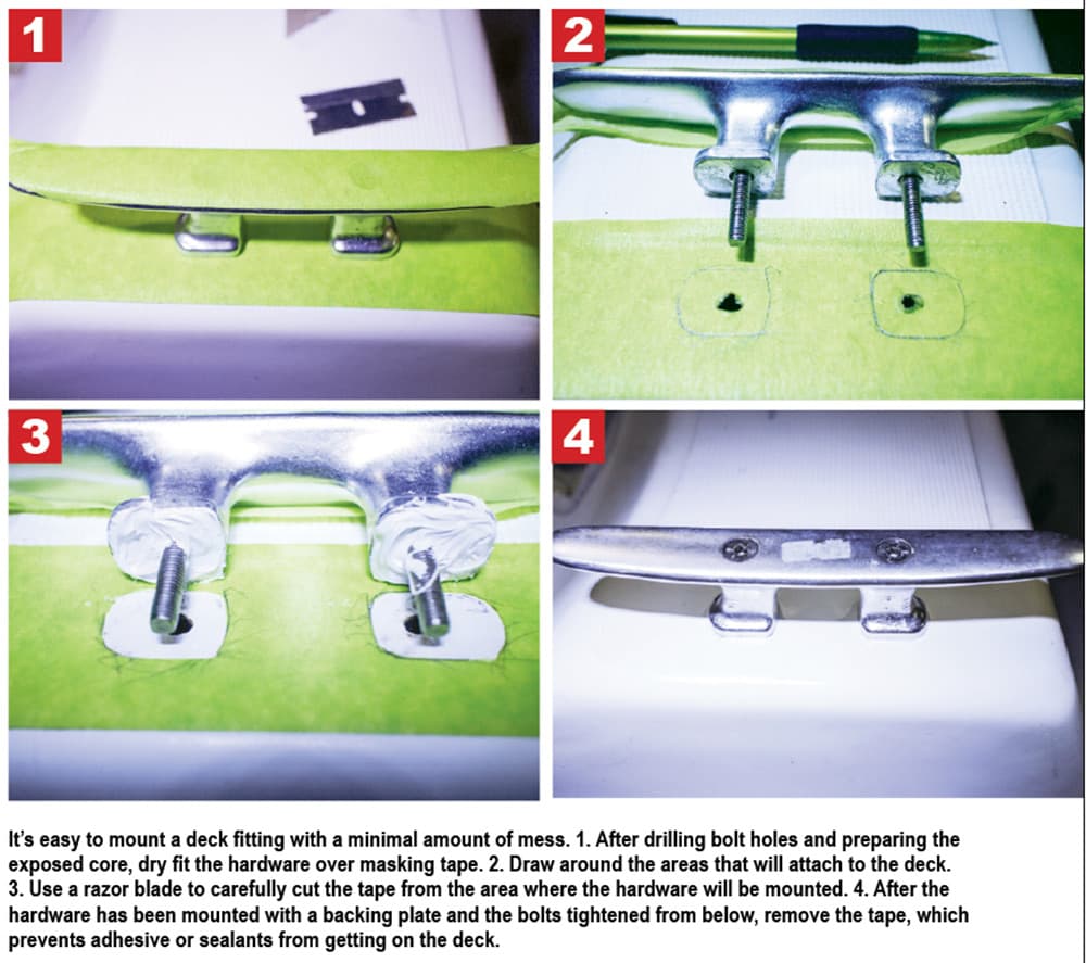 How to install sailboat deck hardware without leaks or crush damage