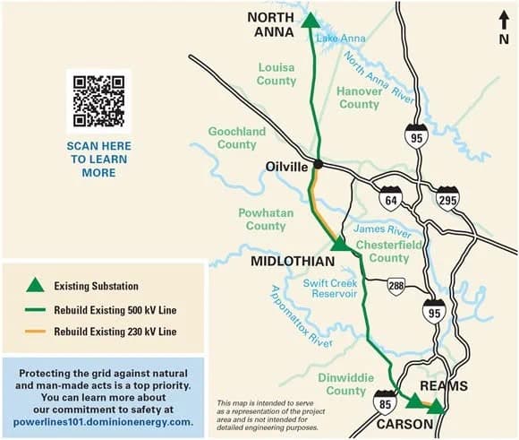 Dominion Energy schedules public meetings on Goochland transmission rebuild project