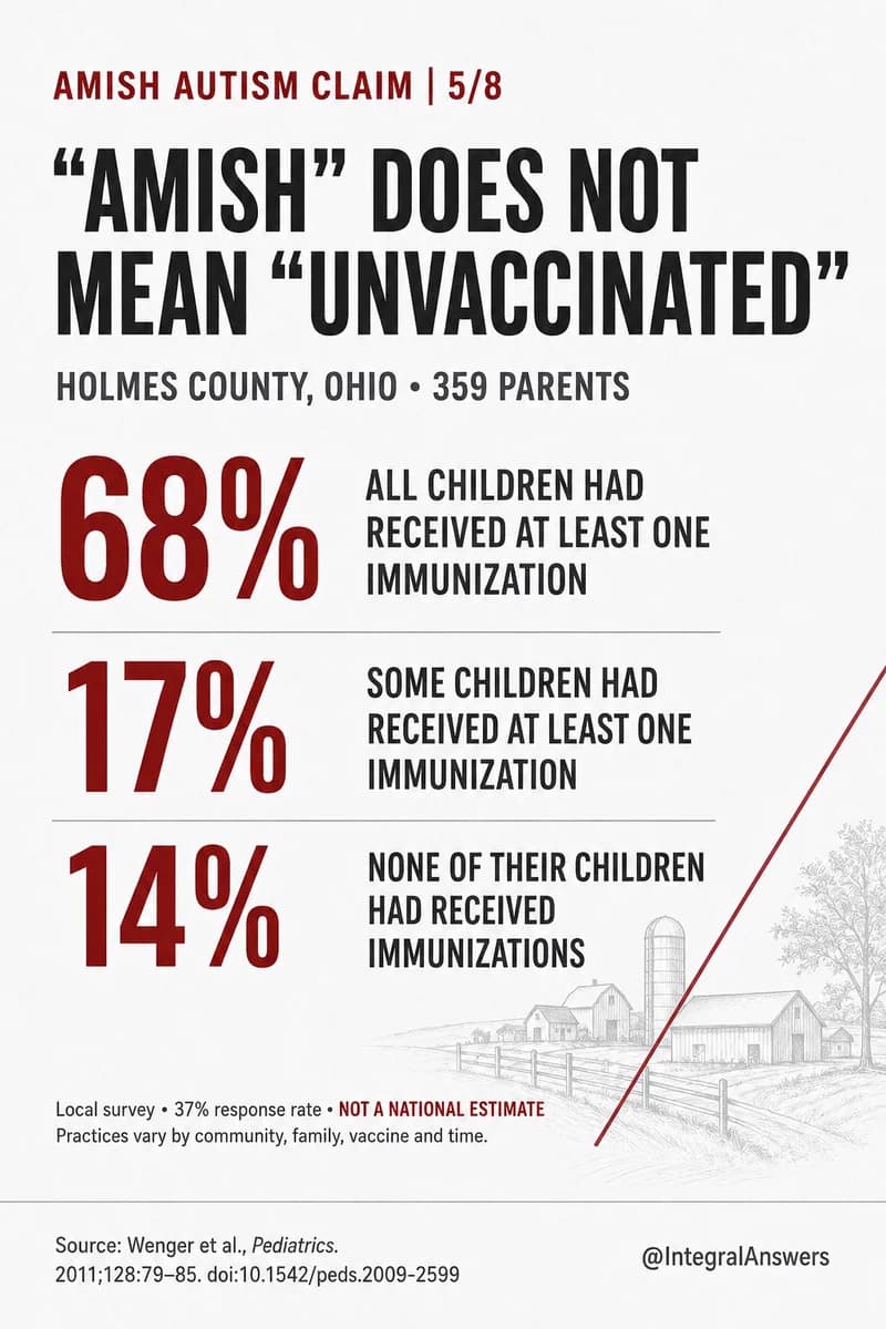 Holmes County survey finds many Amish children receive vaccines