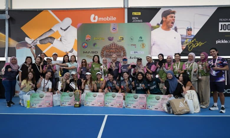 Sabah women’s pickleball championship draws 160 players