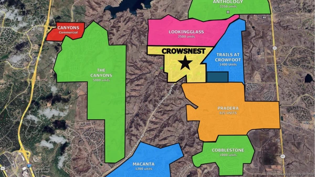 Developer seeks Douglas County plan change for 4,000 homes near Castle Pines