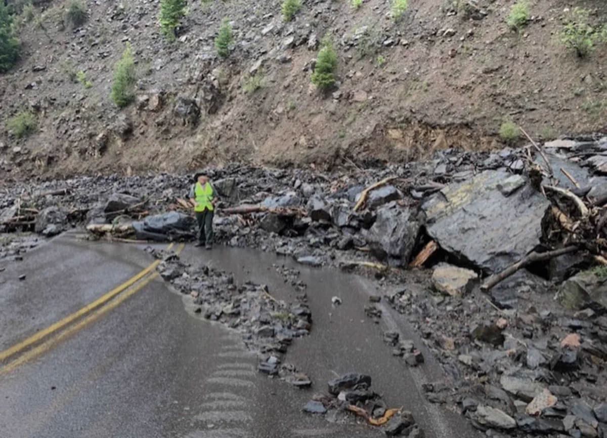 Heavy rain triggers mudslides, strands visitors in Black Canyon park