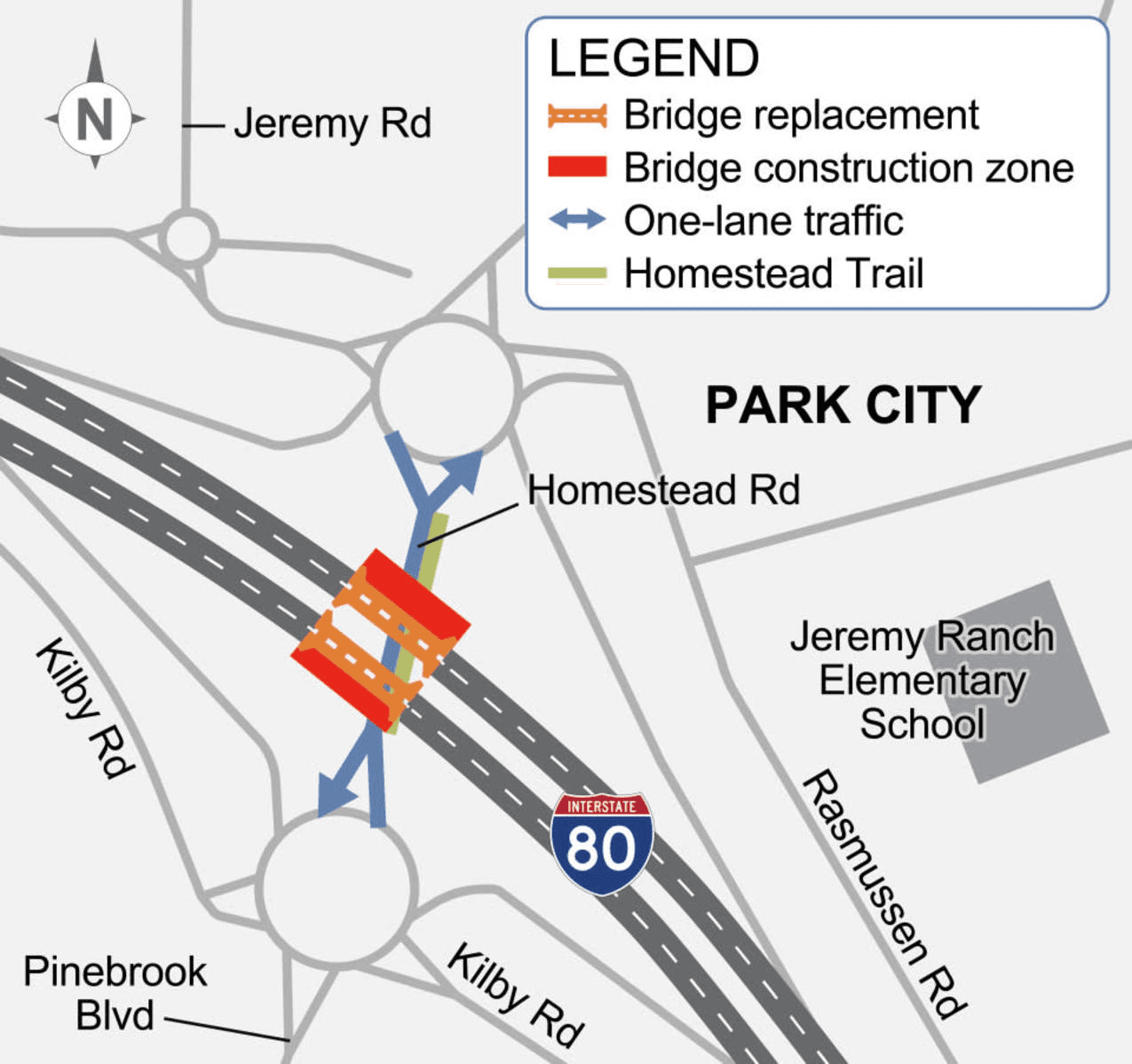 UDOT to replace two I-80 bridges at Jeremy Ranch interchange
