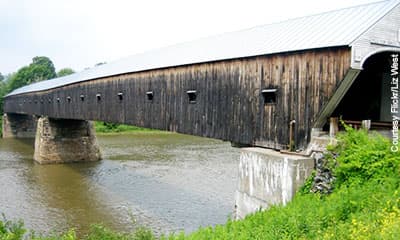 Cornish-Windsor Covered Bridge links history, engineering and river towns