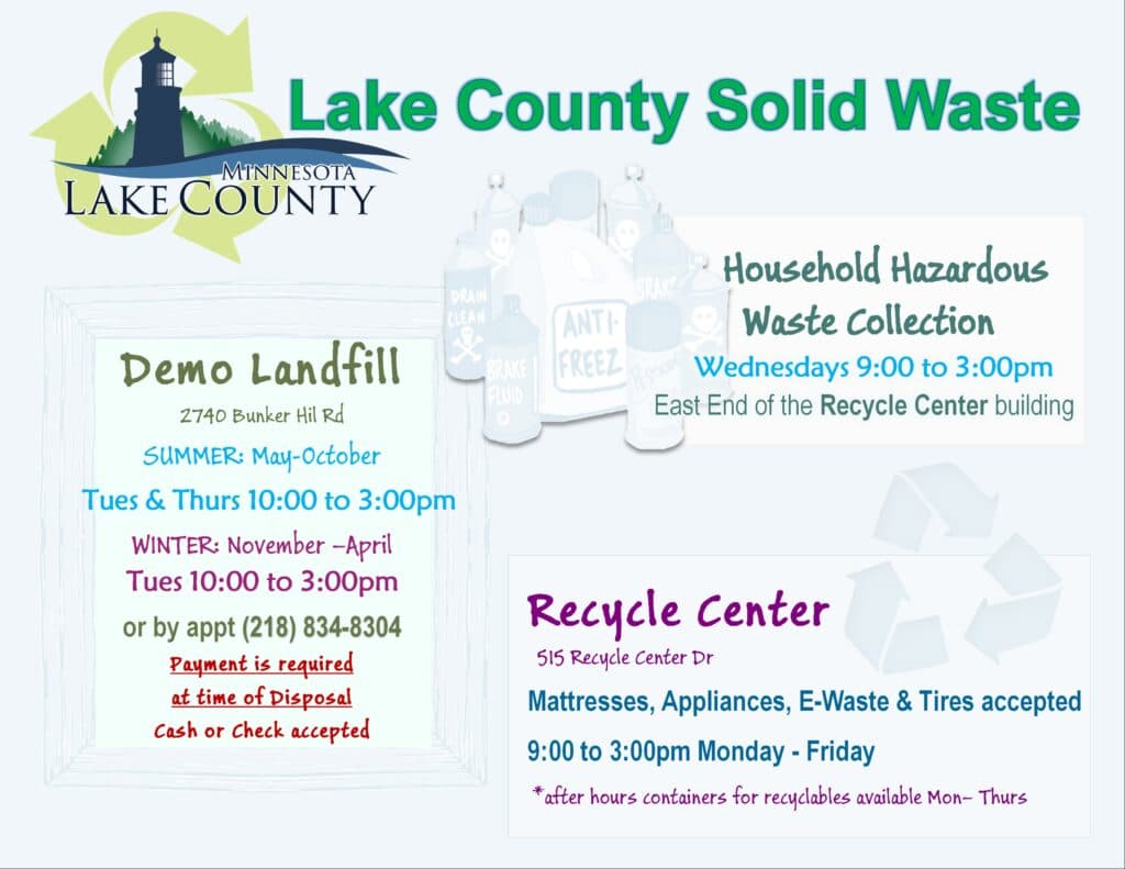 Lake County outlines landfill, recycling hours and solid-waste fees