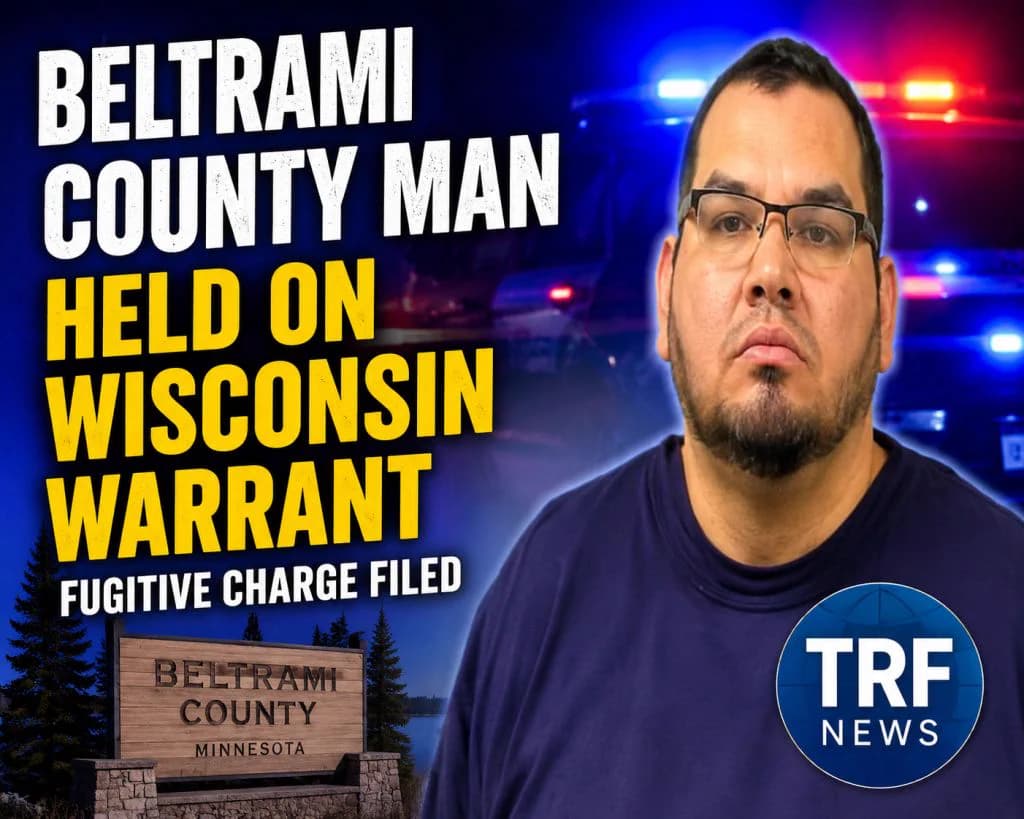 Beltrami County resident booked on active Wisconsin warrant