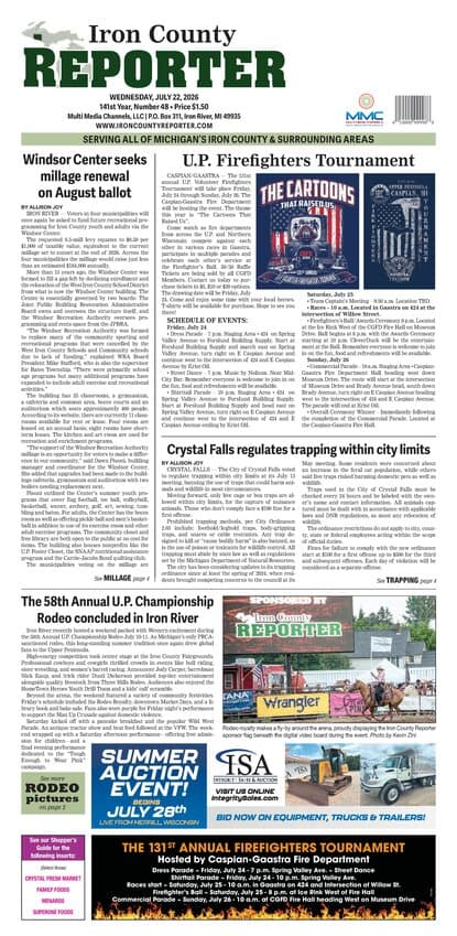 Crystal Falls considers ordinance regulating trapping within city limits