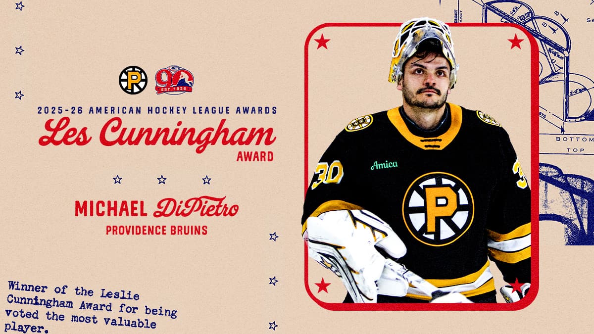 Bruins’ DiPietro voted AHL MVP after standout season