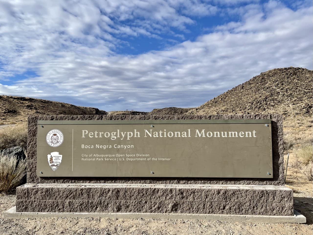 Boca Negra Canyon offers an easy way to see petroglyphs in Albuquerque