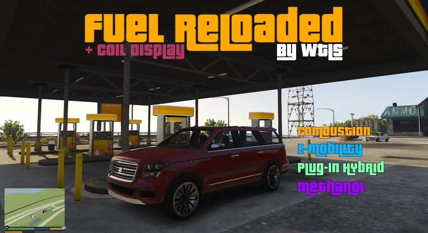 Fuel Reloaded mod adds visible fuel tracking to GTA V