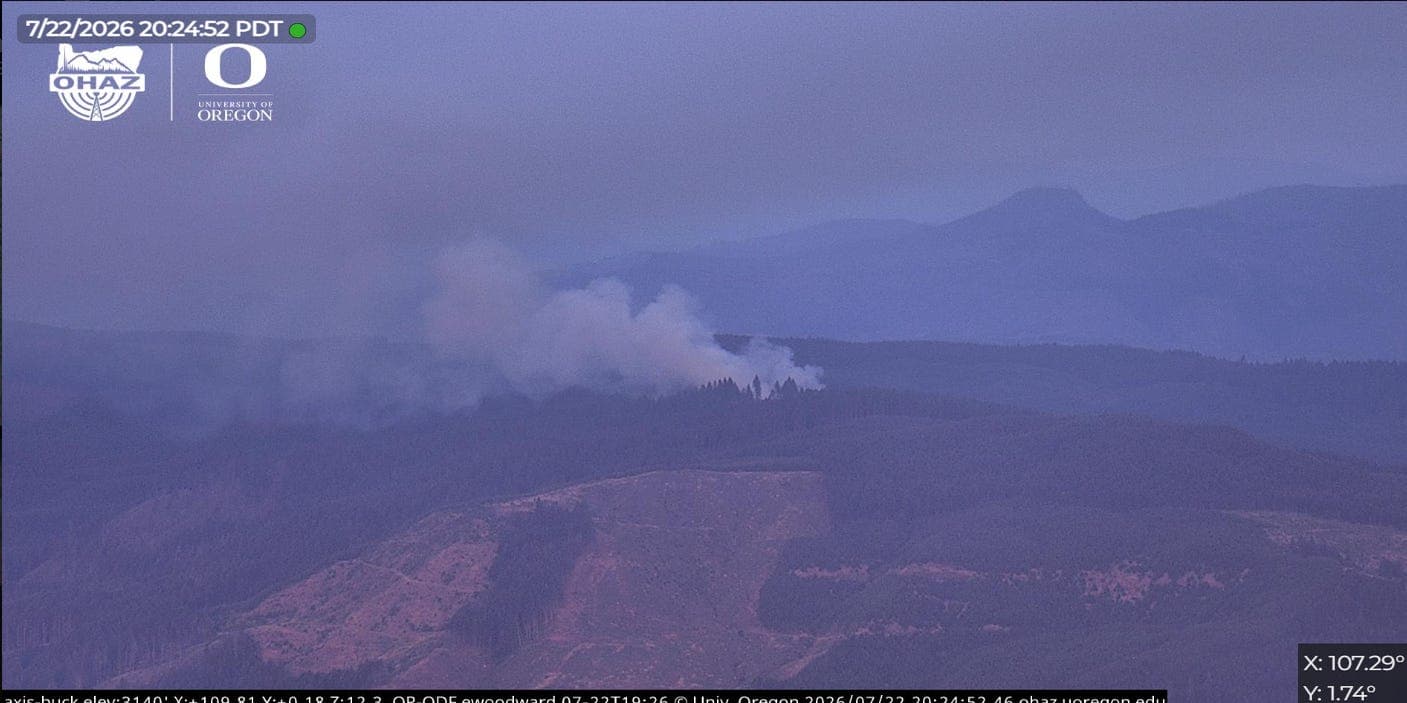 Wildfire near Marcola prompts Lane County emergency alert reminder