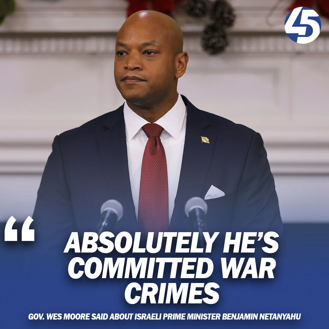 Baltimore Jewish leaders criticize Moore over Netanyahu war crimes remarks