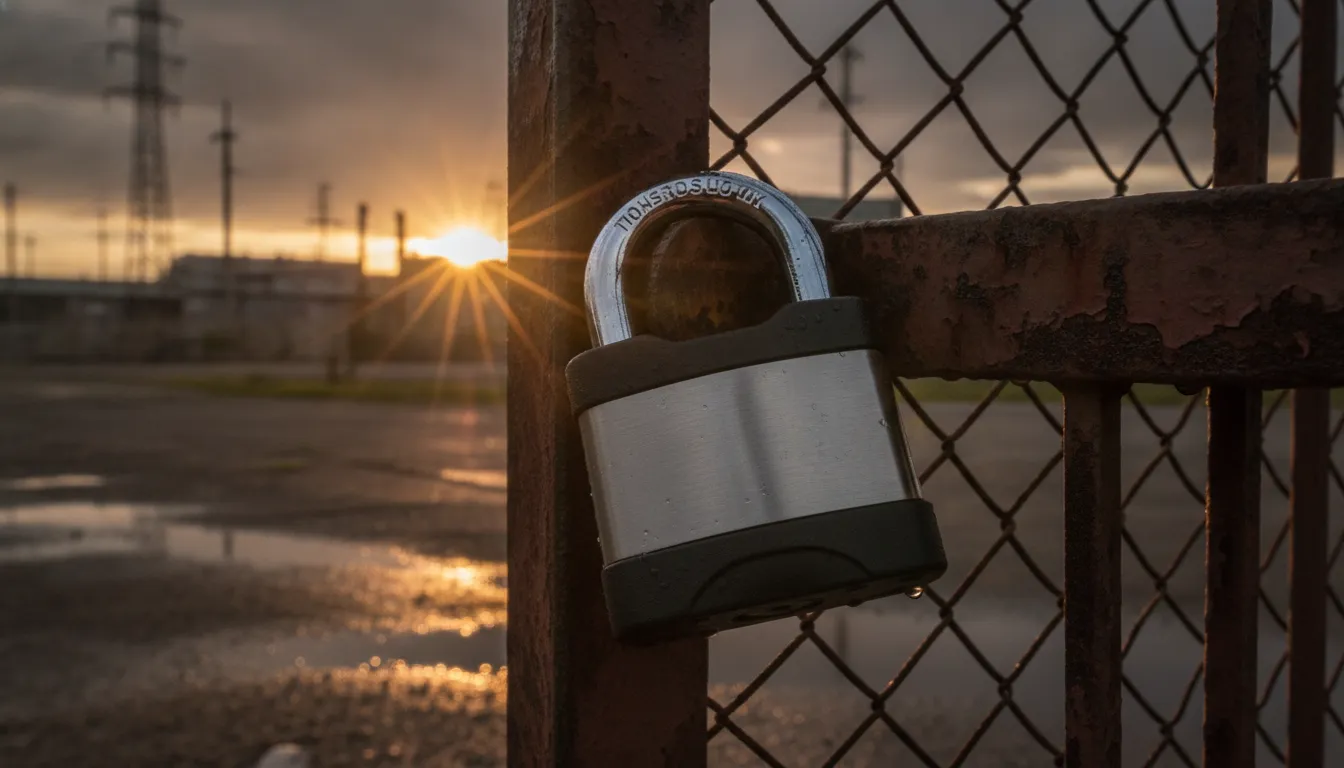 DoubleLockUSA guide breaks down heavy-duty padlocks for outdoor security