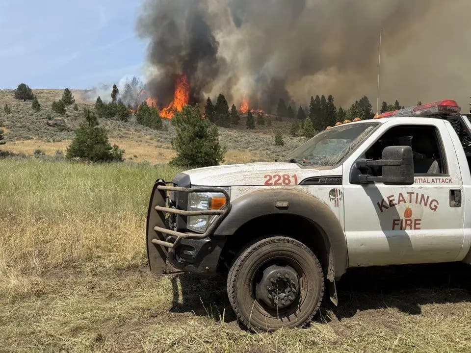 Crews continue to gain control of fires in Baker County
